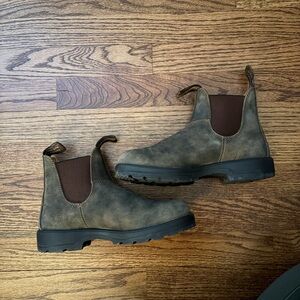 Brown Blundstone boots
